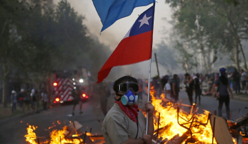 Protestas en Chile por inseguridad y alza de combustible