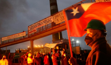 Trabajadores inician huelga en Chile