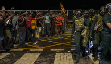 Ola de disturbios y brutalidad policial en Sri Lanka